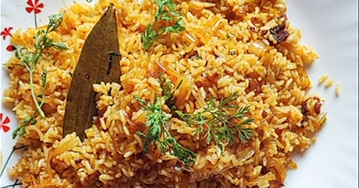 🧅Delicious Onion Biryani Recipe for Any Meal