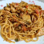 Sunday Cheat Meal - Spicy Chicken Spaghetti